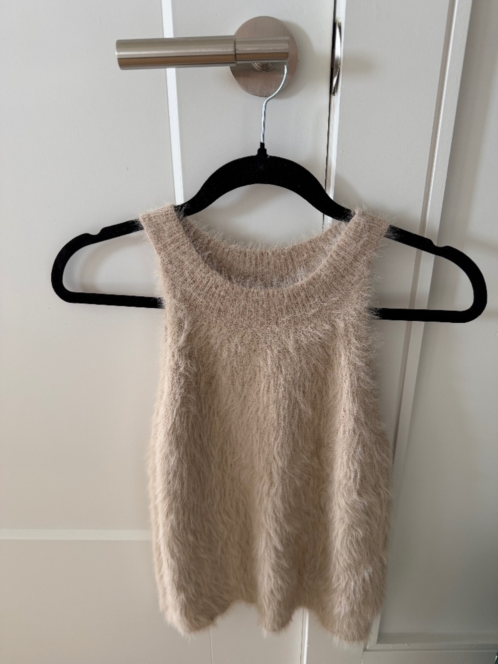 Faux Fur Mockneck Tank